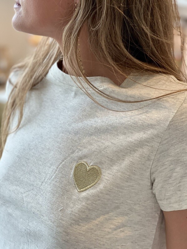 T-shirt simple coeur