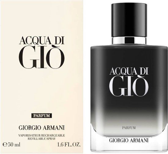 Giorgio Armani Acqua di Giò Refillable Spray - Parfum - 50ml - Heren