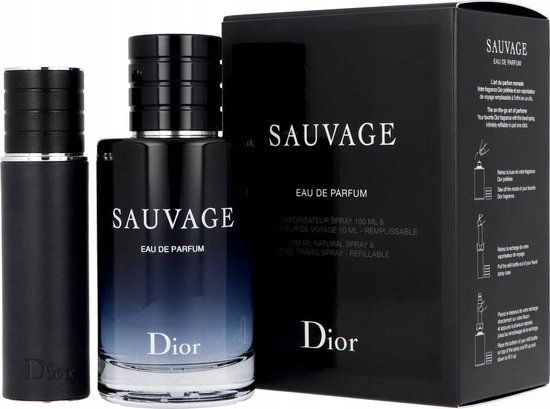 Christian Dior Sauvage Giftset - Eau de Parfum - 100ml + 10ml - Heren