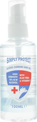 Simply Protect Hand Disinfectant - Antibacteriële Zeep - 100ml - Unisex