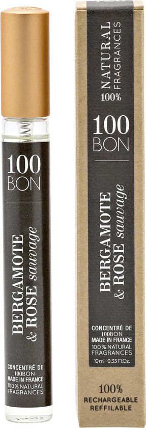 100BON Bergamote &amp; Rose Sauvage - Eau de Parfum - 10ml - Unisex