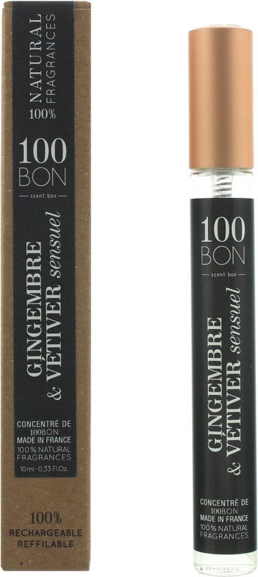 100BON Gingembre &amp; Vétiver Sensuel - Eau de Parfum - 10ml - Unisex