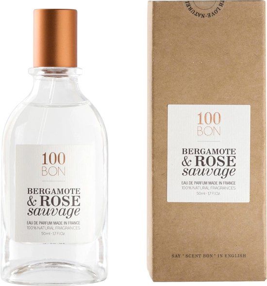 100BON Bergamote &amp; Rose Sauvage - Eau de Parfum - 50ml - Unisex