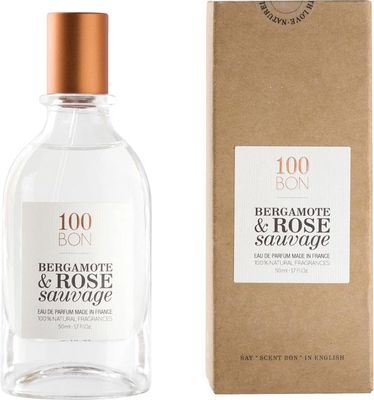 100BON Bergamote &amp; Rose Sauvage - Eau de Parfum - 50ml - Unisex