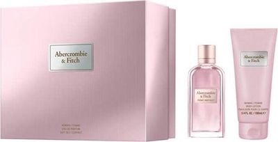 Abercrombie &amp; Fitch First Instinct for Her Giftset - 100ml Eau de Parfum + 200ml Body Lotion - Dames