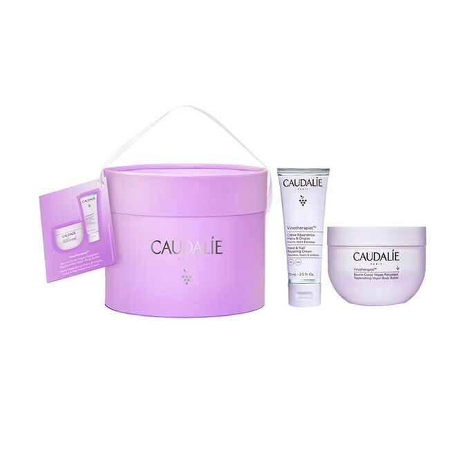 Caudalie Vinotherapist Giftset - 250g Replenishing Vegan Body Butter + 75ml Hand- &amp; Nagel Repairing Crème - Unisex