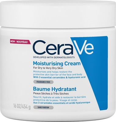 CeraVe Moisturizing - Lichaam Crème - 454ml - Unisex
