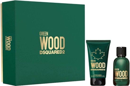 DSquared² Green Wood Giftset - 100ml Eau de Toilette + 150ml Shower gel - Heren