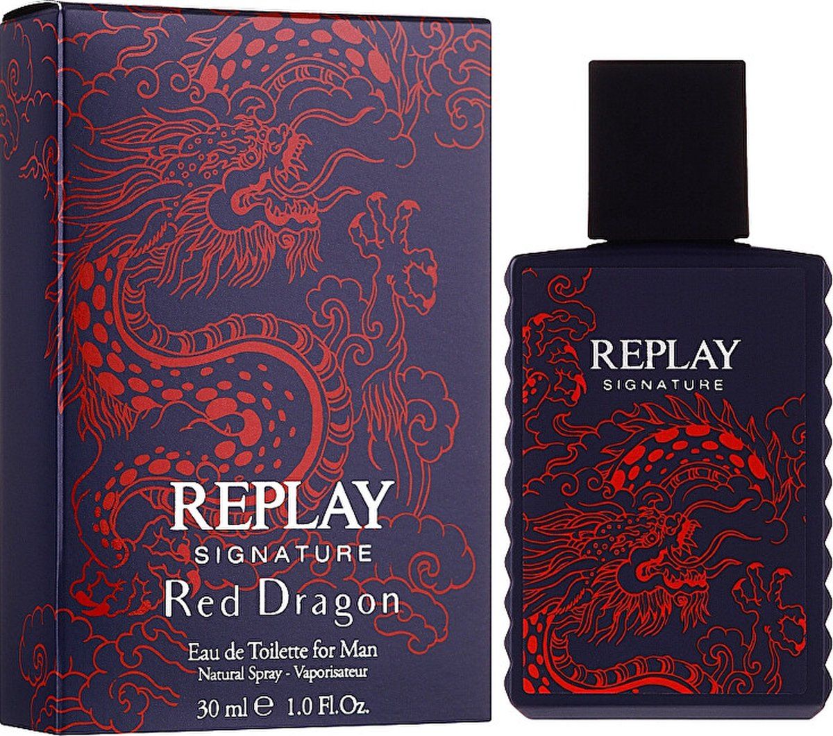 Replay Signature Red Dragon - Eau de Toilette - 50ml - Heren