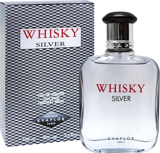 Evaflor Whisky Silver - Eau de Toilette - 100ml - Heren
