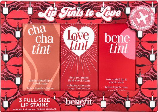Benefit Cosmetics - Lip Stain - 3 stuks - Unisex
