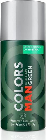 Benetton Colors Man Green - Deodorant Spray - 150ml - Heren