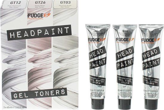 Fudge Headpaint Trio kit - t03/ Gt12 / Gt26 - Haarverf - 3 X 60ml - Unisex
