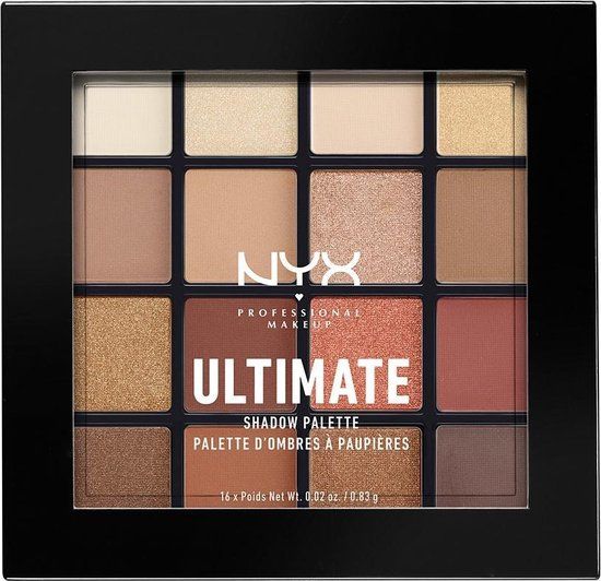 NYX Cosmetics Warm Neutrals - Oogschaduw - 13,3gr - Unisex