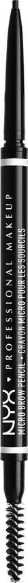NYX Cosmetics Black - Wenkbrauwpotlood - 1ml - Unisex