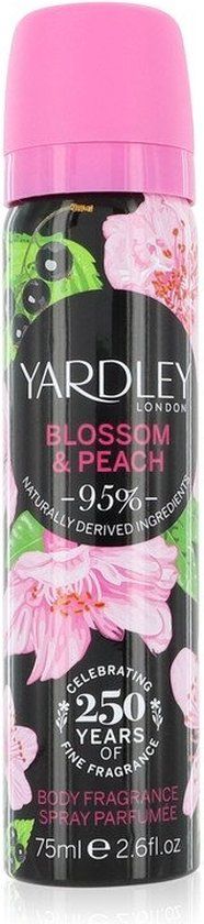 Yardley Blossom &amp; Peach - Body Mist - 75ml - Dames