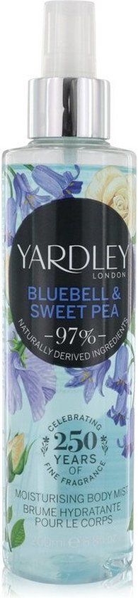 Yardley Bluebell &amp; Sweet Pea - Lichaam Spray - 200ml - Dames