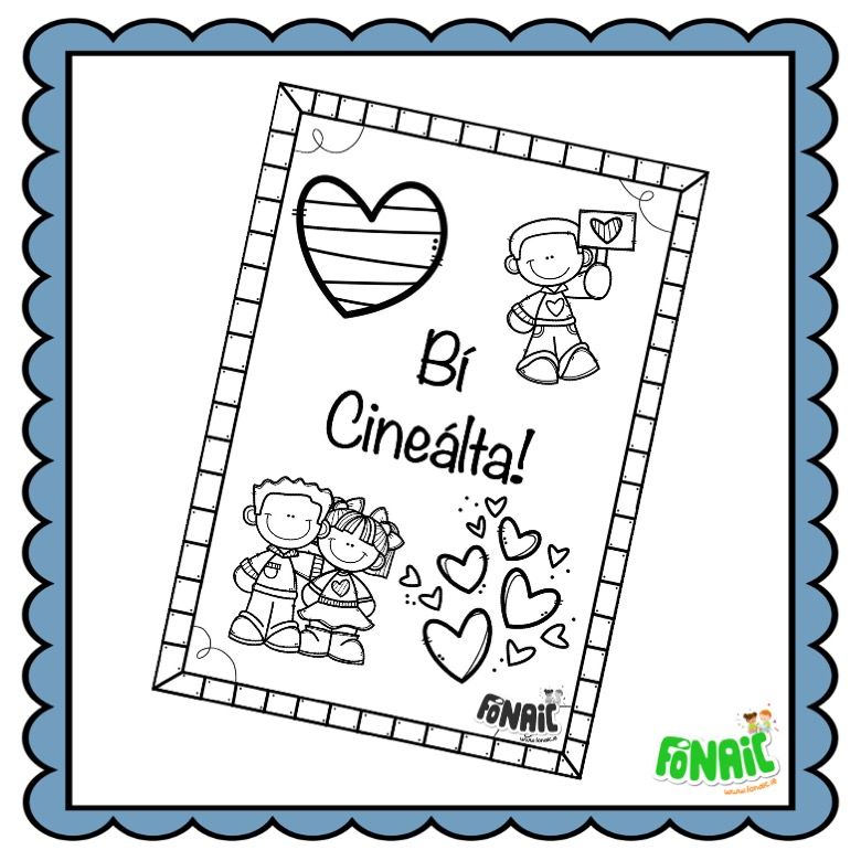 &#39;Bí Cineálta&#39; - Colouring Sheet