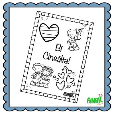 &#39;Bí Cineálta&#39; - Colouring Sheet