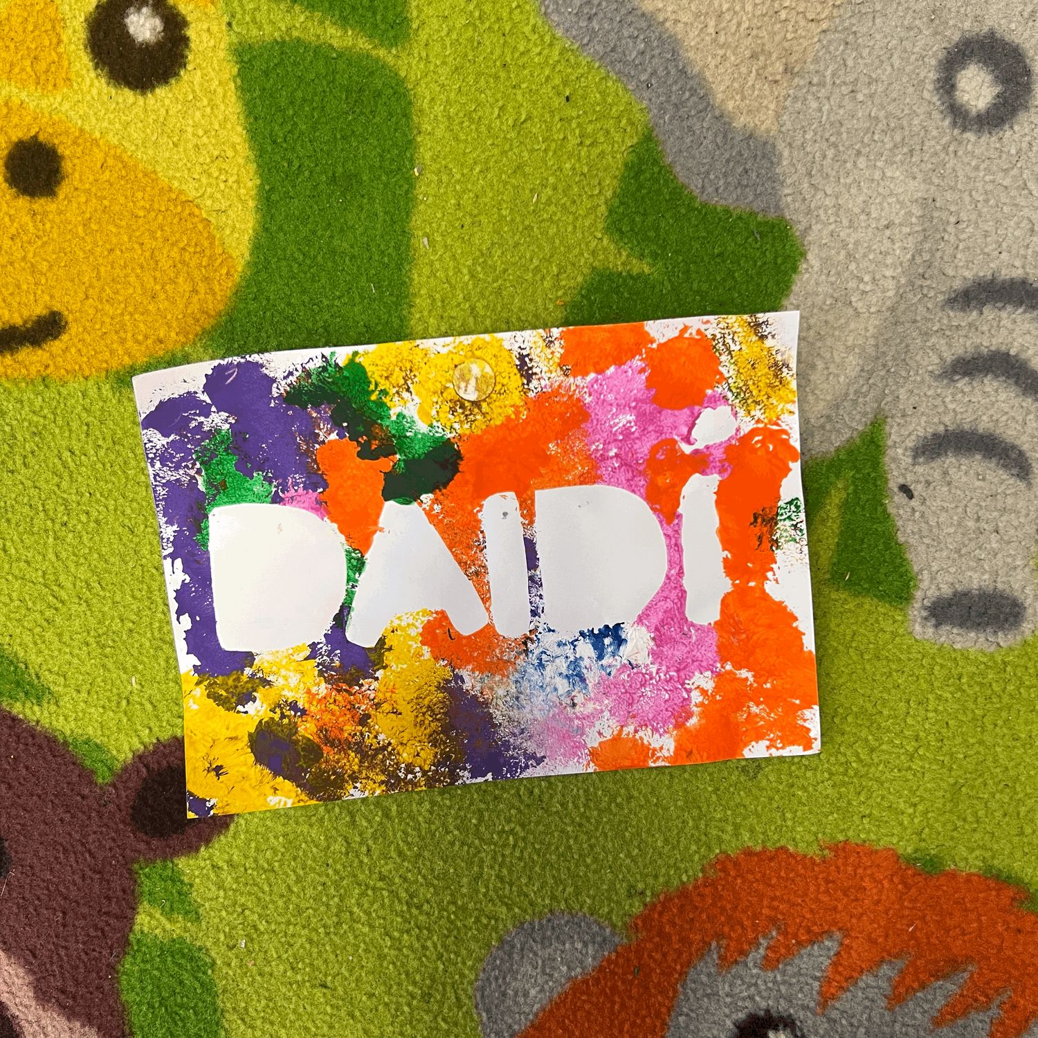 Father&#39;s Day - ‘Daidí’ Negative Space Painting Activity