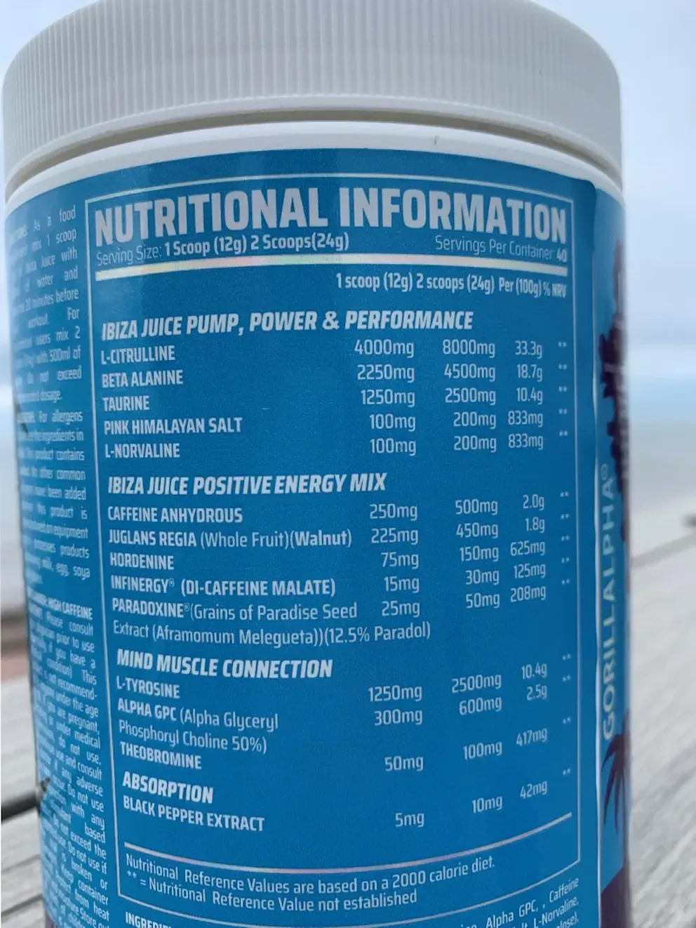 Gorillalpha Ibiza Juice