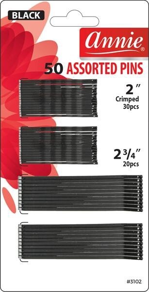 ANNIE 50PC ASSORTED PINS 2&quot; AND 2 3/4&quot;