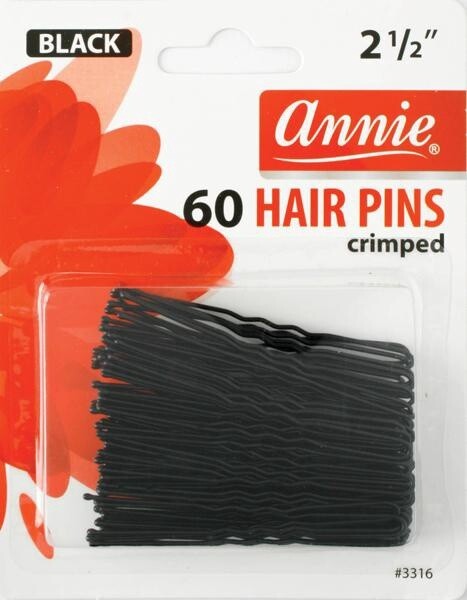 Annie 60Pc Hair Pins Black 2 1/2&quot;