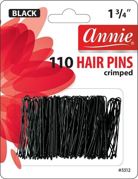 Annie 110Pc Hair Pins Black 1 3/4&quot;