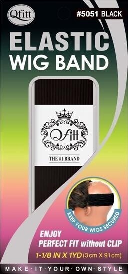 Elastic Wig Band Black