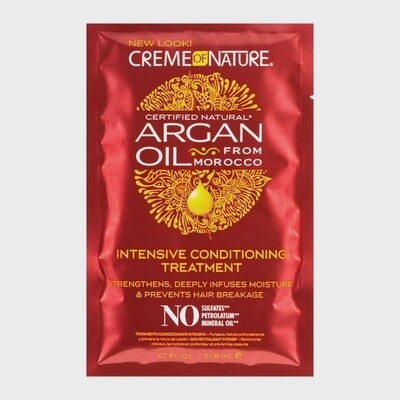 CREME OF NATURE ARGAN INTENSIVE CONDITIONING TREATMENT PACKET 1.75 OZ
