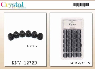 Black Wood Beads