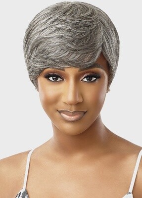 FAB &amp; FLY FULL CAP WIG GRAY GLAMOUR - HH - ASHA