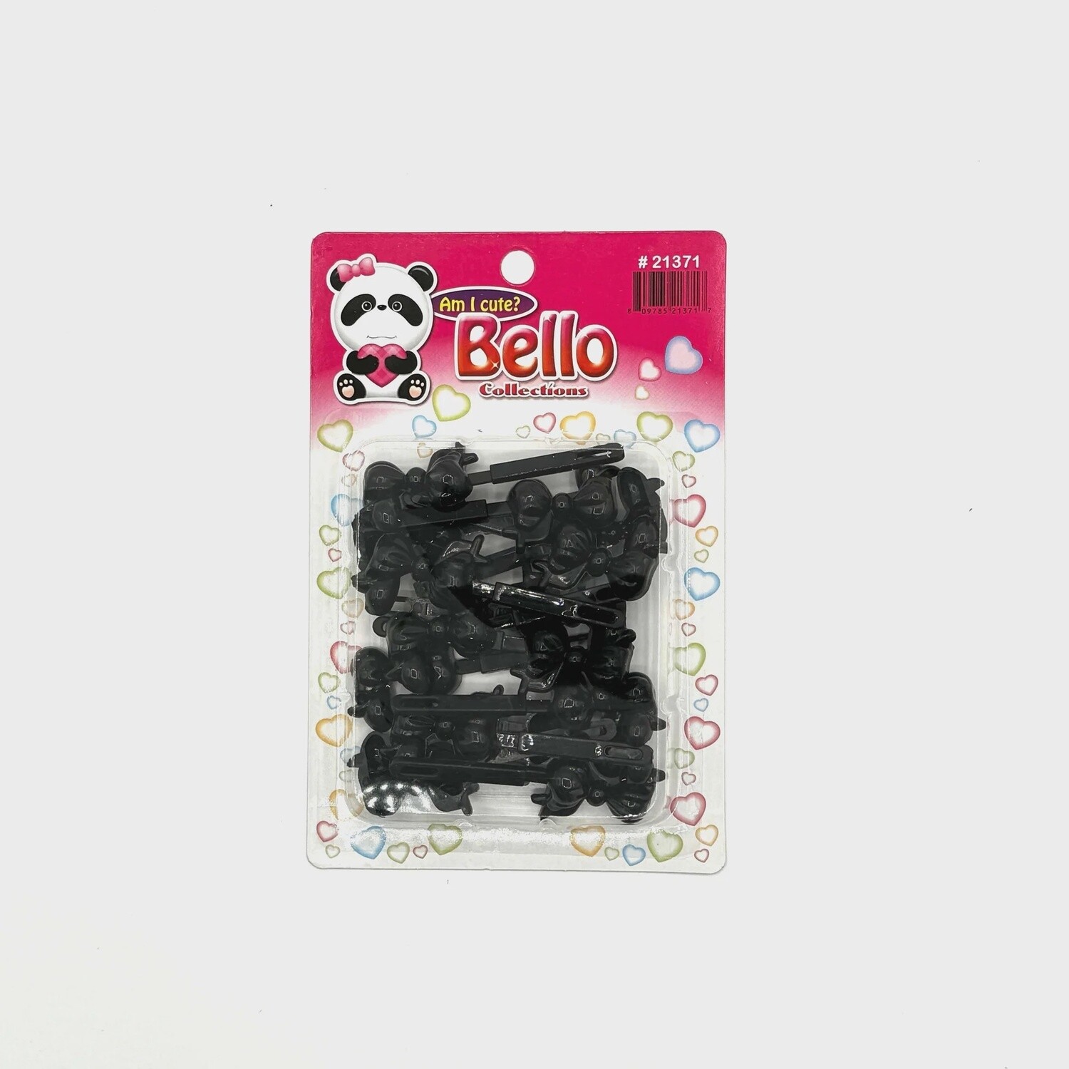 Bowtie Hair Barrette [Black]