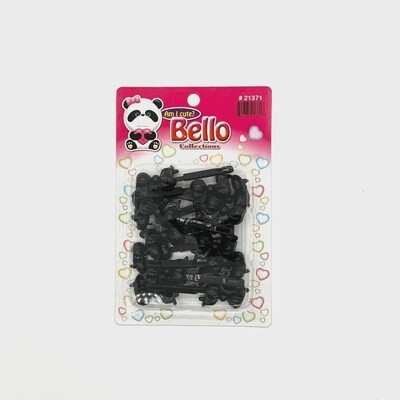Bowtie Hair Barrette [Black]