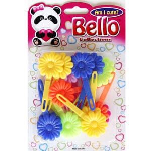 FLOWER &amp; SUN BARRETTE