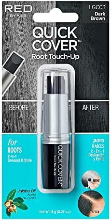 KISS INSTANT GRAY TOUCH-UP STICK, Color: BLACK