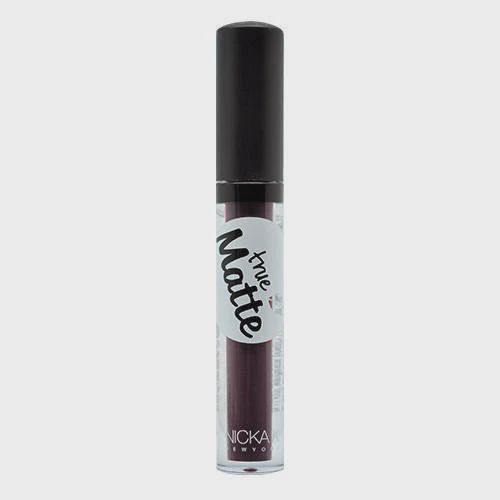 NICKA K NKTRUE MATTE LIPSTICK, Color: AUBERGINE