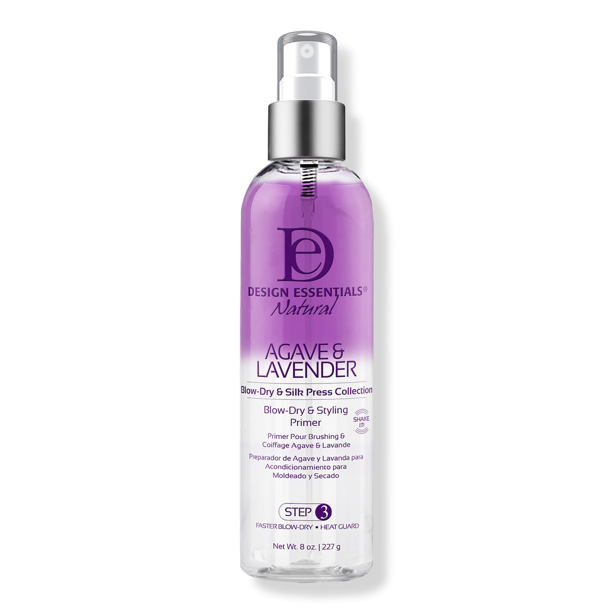DESIGN ESSENTIALS AGAVE &amp; LAVENDER CONDITIONER BLOW DRY STYLE PRIMER 8OZ