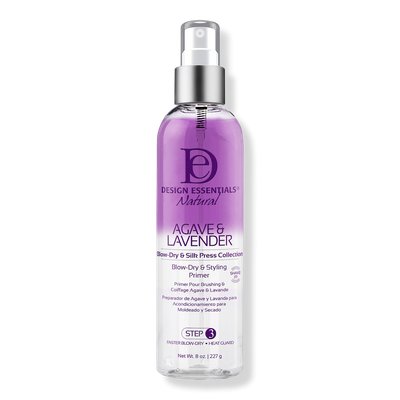 DESIGN ESSENTIALS AGAVE &amp; LAVENDER CONDITIONER BLOW DRY STYLE PRIMER 8OZ