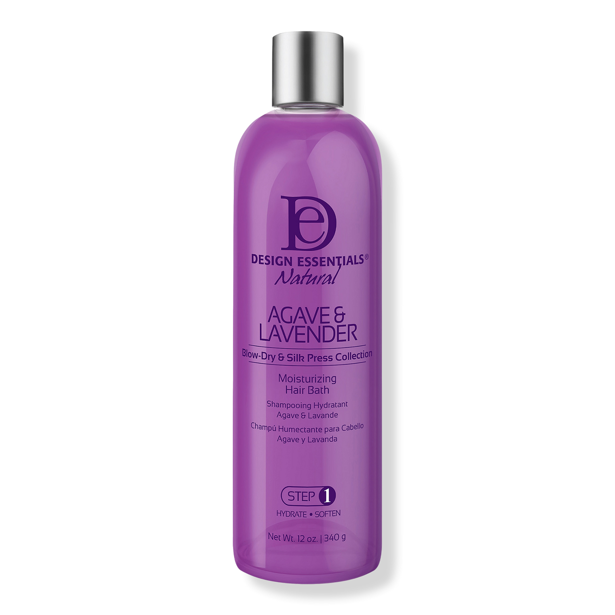 DESIGN ESSENTIALS AGAVE &amp; LAVENDER SMOOTH HAIR BATH 12OZ