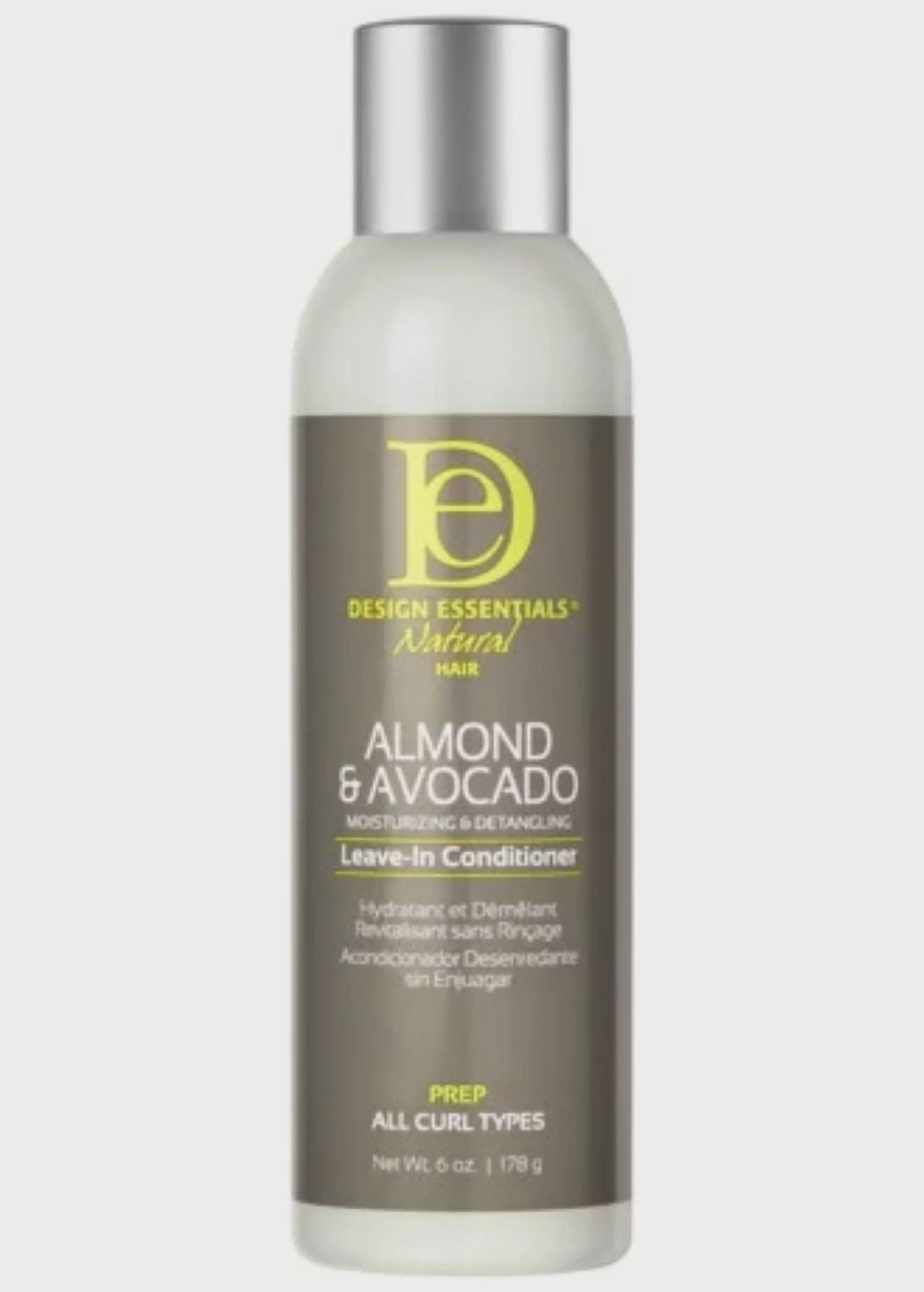 DESIGN ESSENTIALS NATURAL ALMOND &amp; AVOCADO MOISTURIZING &amp; DETANGLING CONDITIONER 6OZ