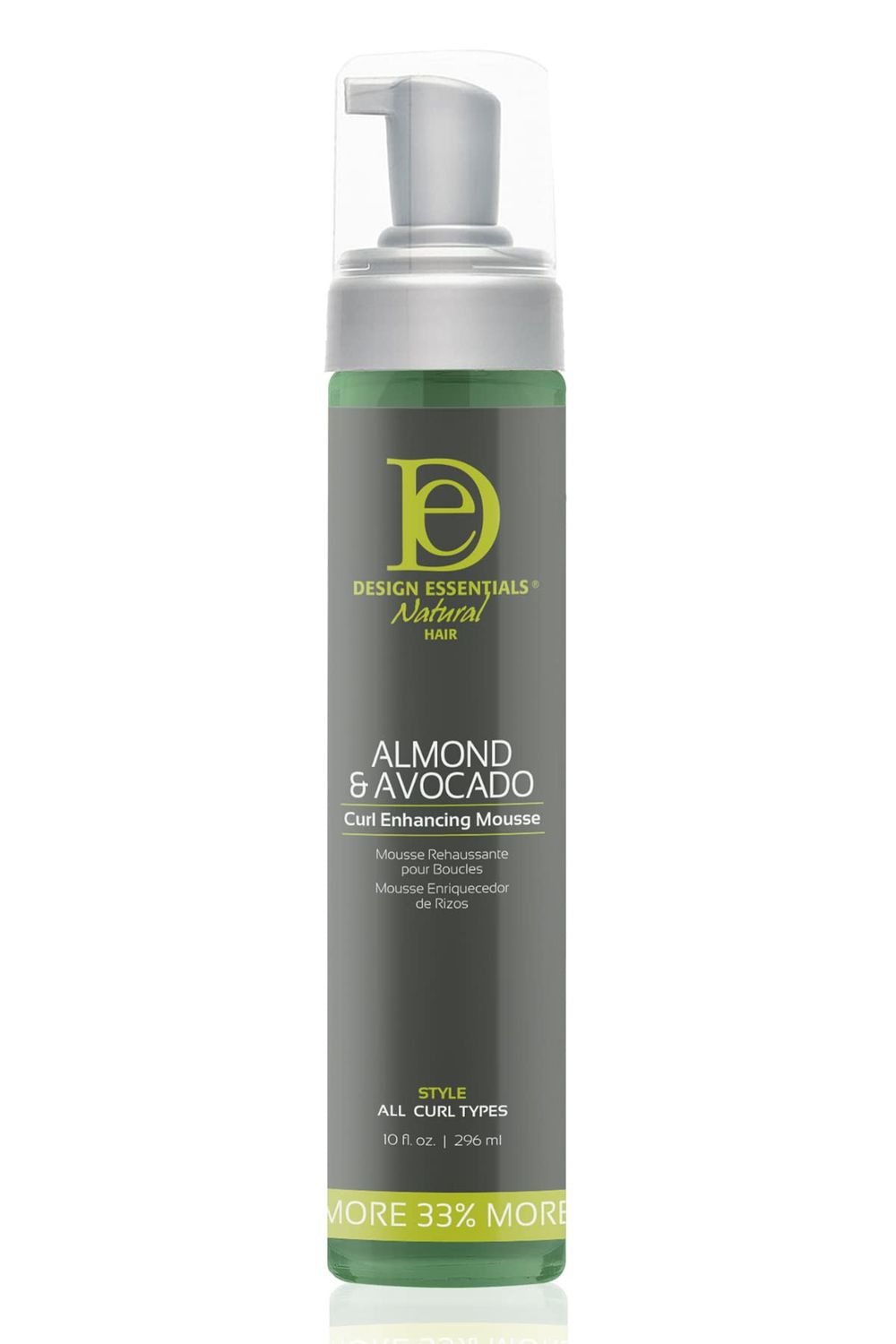 DESIGN ESSENTIALS NATURAL ALMOND &amp; AVOCADO CURL ENHANCING MOUSSE
