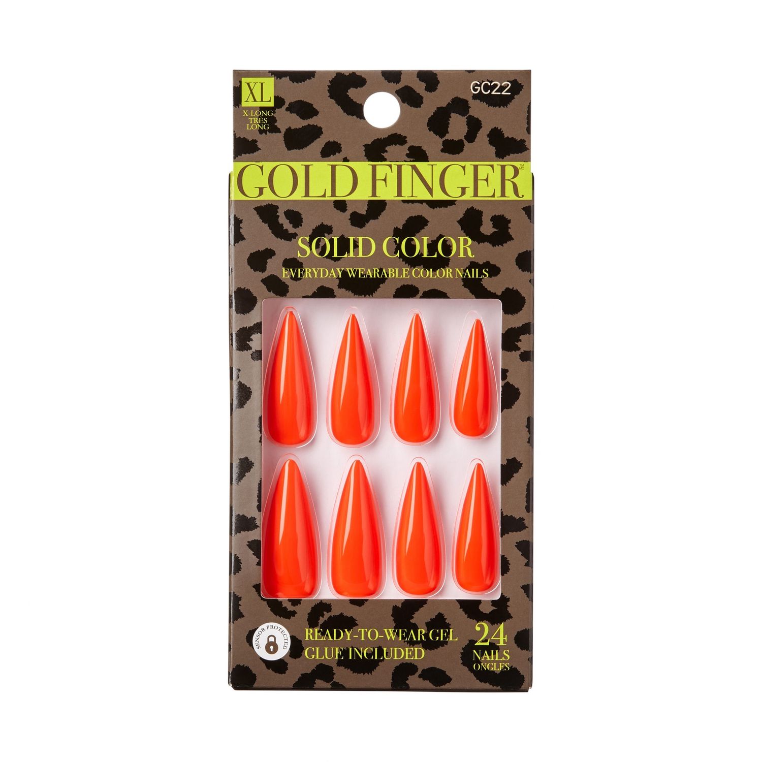 GOLD FINGER SOLID COLORS NAILS, STYLE: FAVOR