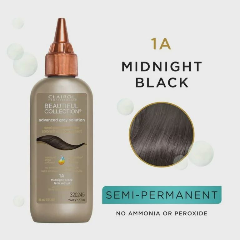 CLAIROL PROFESSIONAL BEAUTIFUL COLLECTION - ADVANCED GRAY, Color: MIDNIGHT BLACK