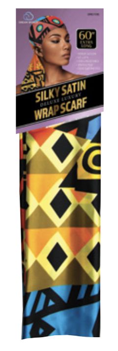 DREAM WOMEN SATIN SILKY SCARF, STYLE: EGYPT