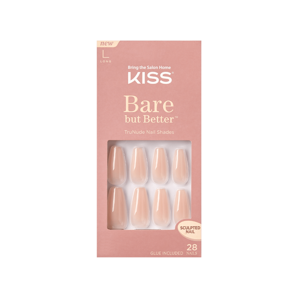 KISS BARE BUT BETTER NAILS NUDE, STYLE: NUDE DRAMA
