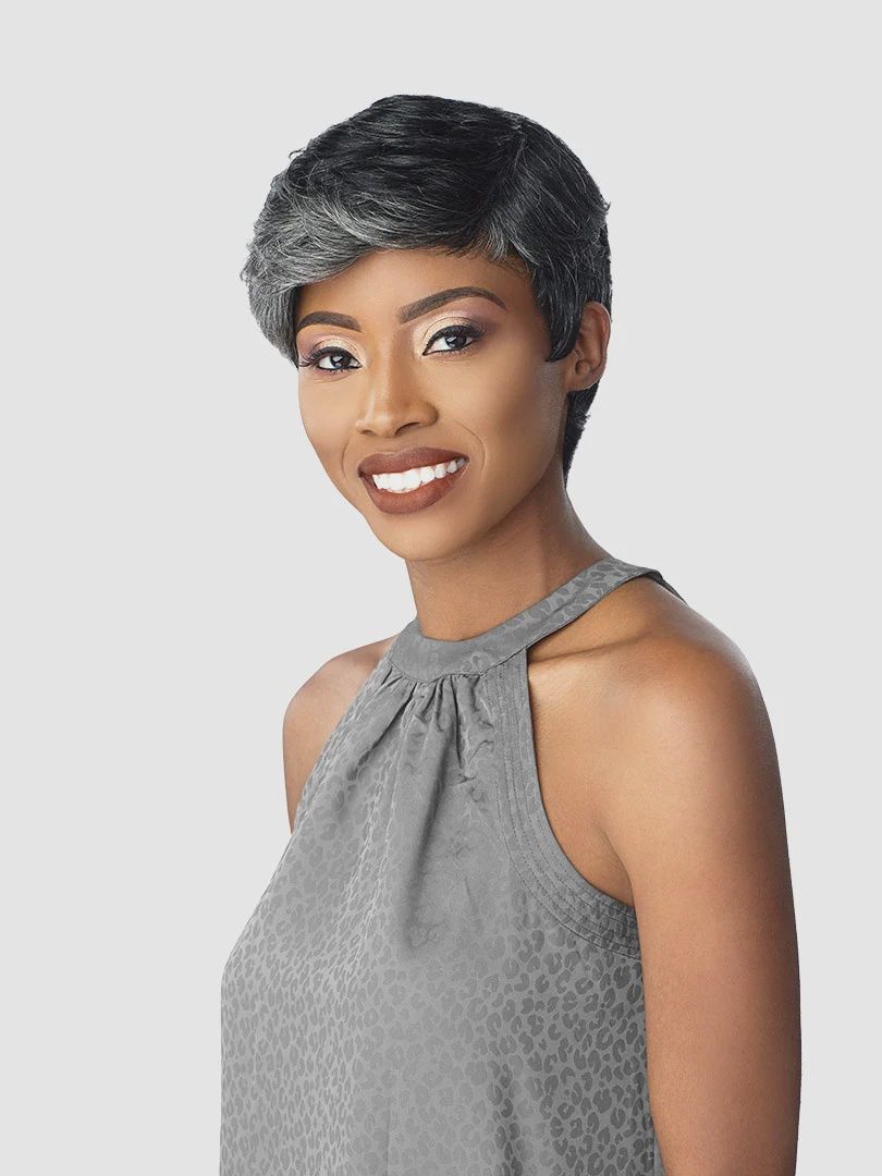 HH EMPIRE WIG &quot;JEAN&quot; SALT &amp; PEPPER