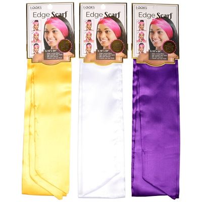 LQQKS LAY DOWN SATIN EDGE SCARF
