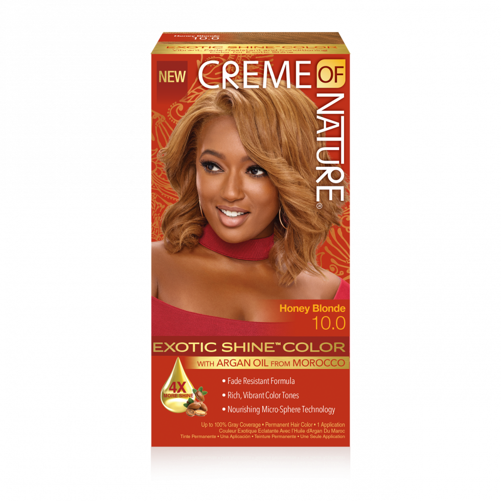 CREME OF NATURE EXOTIC SHINE, Color: 10.0 - HONEY BLONDE