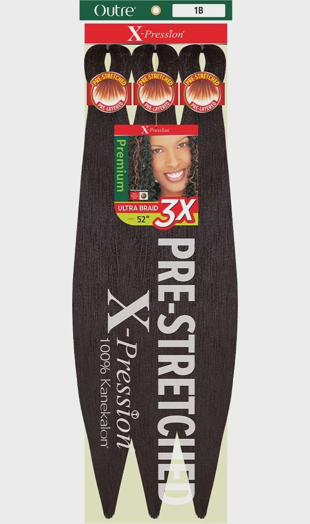 X-PRESSION PRE-STRETCHED BRAID 3X 52&quot;